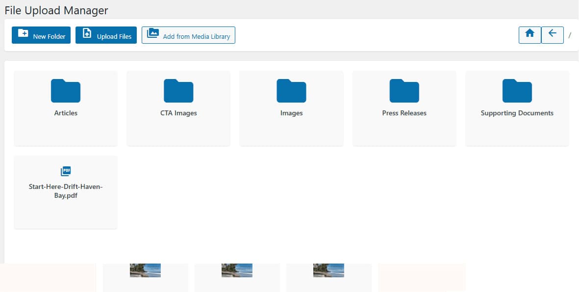 Frontend File Explorer