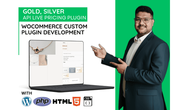Gold, Silver API Integration with WooCommerce and Live Pricing